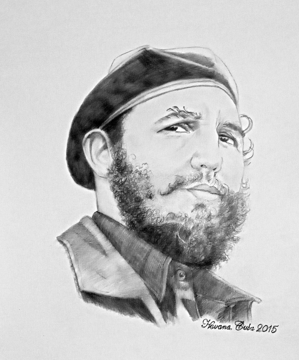 A male portrait art featuring a bearded man, executed in a smooth pencil style.