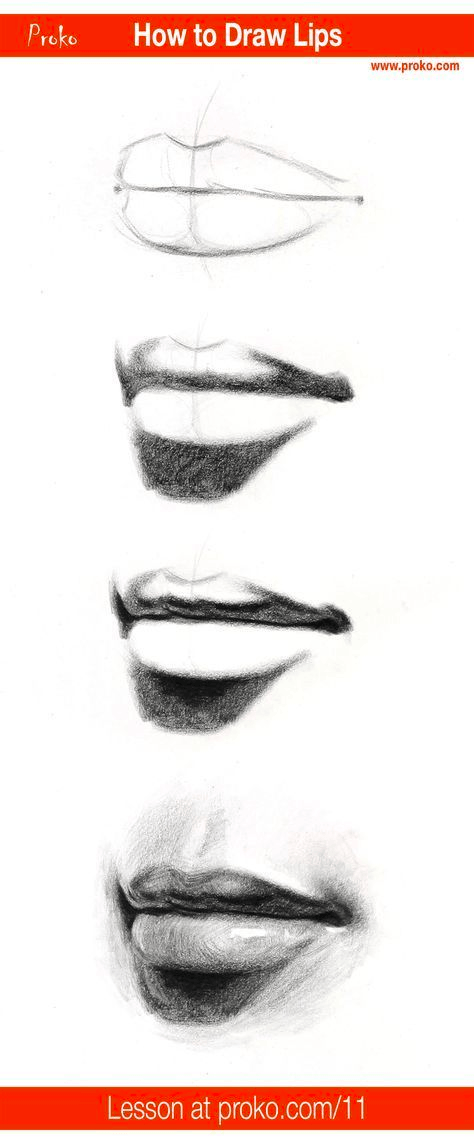 Adding Shadow Areas to the lips