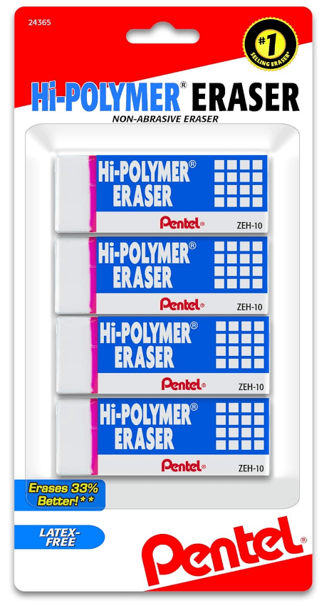 Hi polymer eraser