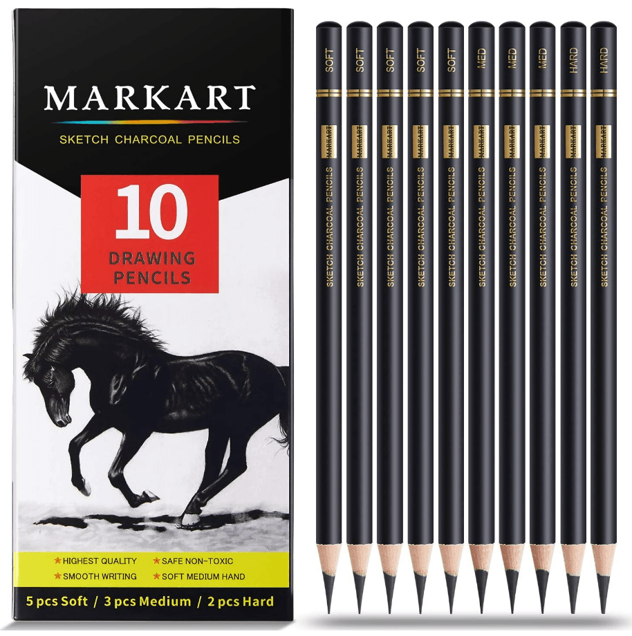 Charcoal pencil set
