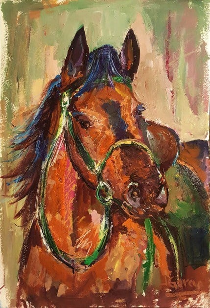 Painting of horse